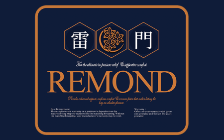 滿庭芳床業專利品牌證書 REMOND